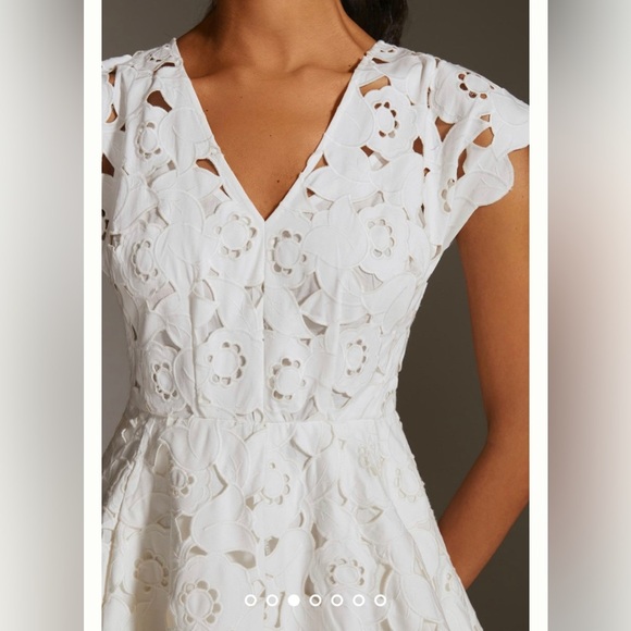 Hope For Flowers Cap-Sleeve Midi Dress - Picture 3 of 9